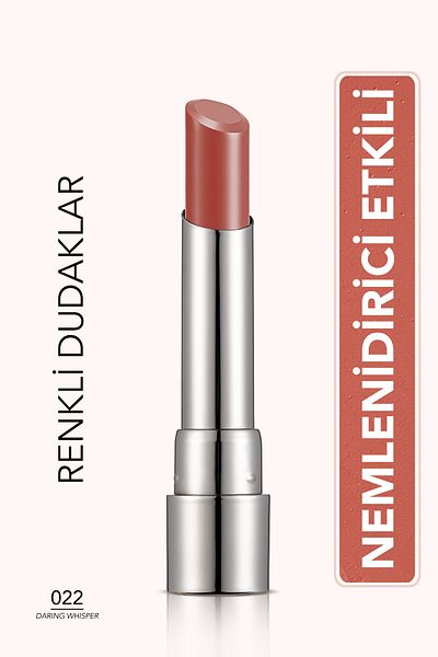 Flormar Sheer up Lipstick - 022 Daring Whisper Moisturizing Glossy Lipstick