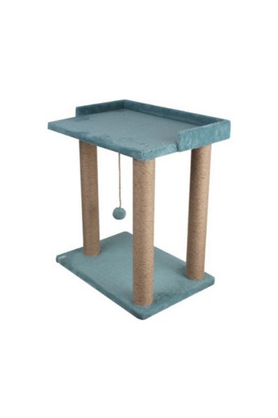 Nursoft Cat Scratcher with Terrace and Sleeping Pompom