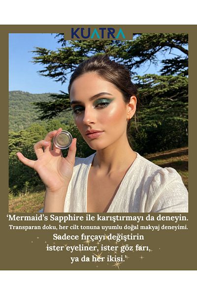 KUATRA Eyylincerli Natural Content Cedarwood Pearl Cream Eyeshadow