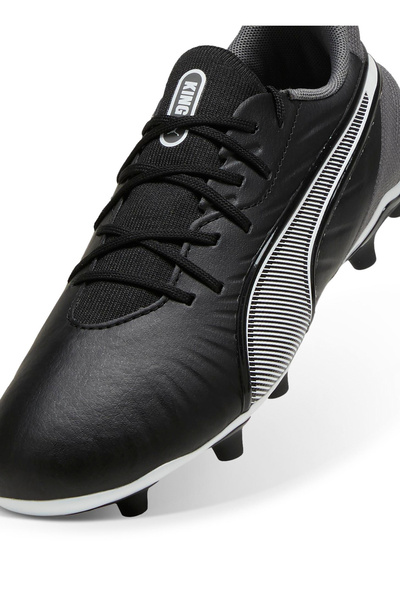 Puma Černé chlapecké fotbalové boty 10804801-KING MATCH FG/AG Jr