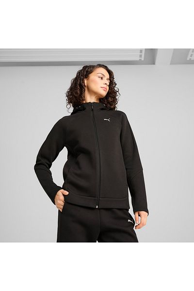 Puma Γυναικεία μαύρη φόρμα Evostripe Full-Zip