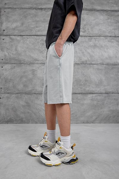 NOMARC Γκρι πλενόμενο σορτς Oversize