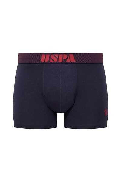 U.S. Polo Assn. Πόλο Ασν. Ανδρικό μποξέρ 3 τεμαχίων με κουτί μπορντό-ναυτικό-ανθρακί - πολλαπλά χρώματα - BCP1.80V52Q1L