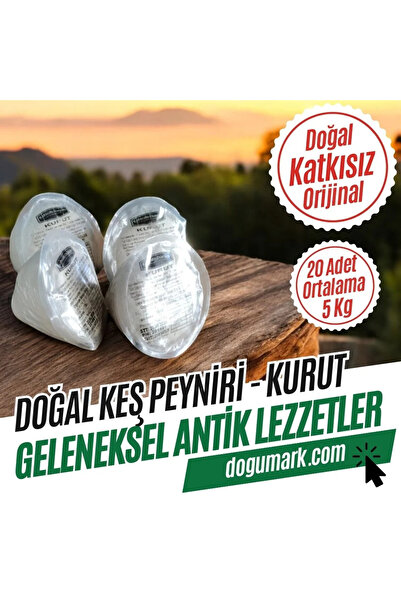 DoğuMark (20 ADET 5 KG) Katkısız Doğal Keş Peyniri - Kurut - Kurutulmuş Yoğurt (20 ADET 5 KG)