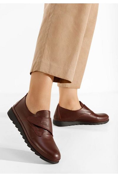 B T Shoes Asti red genuine leather loafers