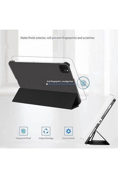 Max&Max Max & Max Case Black With Screen Protector Clear iPad Air 13Inch