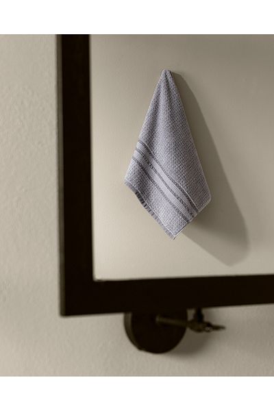 Madame Coco Alissa 100% Cotton Face Towel - Gray