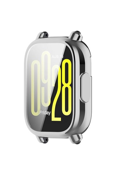 Fibaks حافظة متوافقة مع ساعة Xiaomi Redmi Watch 5 Active وواقي شاشة 360 درجة حماية كاملة من السيليكون