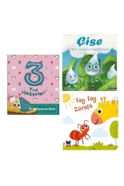 Net Kitap Set 3 Yaş Hikayeleri - Lay Lay Zürafa (ÇİSE KİTABI HEDİYE)