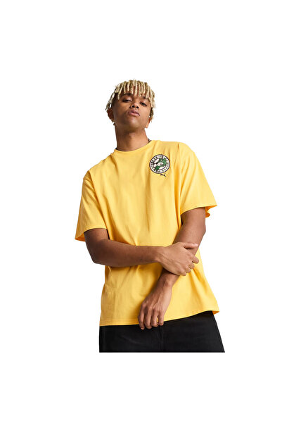 Puma Graphics Super Erkek Sarı Günlük Stil T-Shirt 62963955