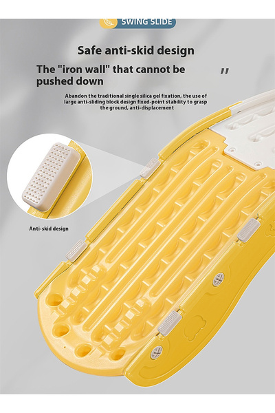 Ma Baby 3 in 1 Toddler Swing and Slide Set, Climber, Basketball Hoop and Slide for Boys and Girls