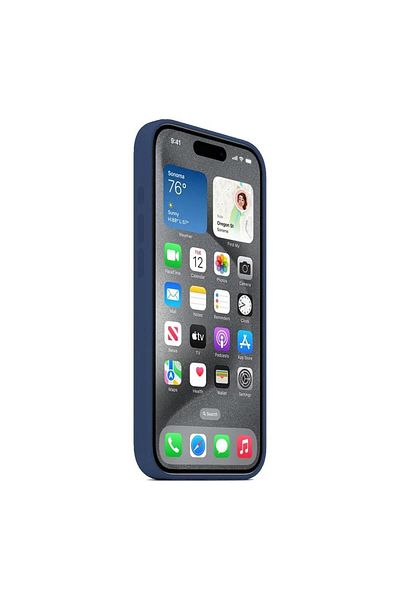 Max&Max Max & Max iPhone 15 Pro Max Silicon Case Magnetic, Supports Wireless Charging