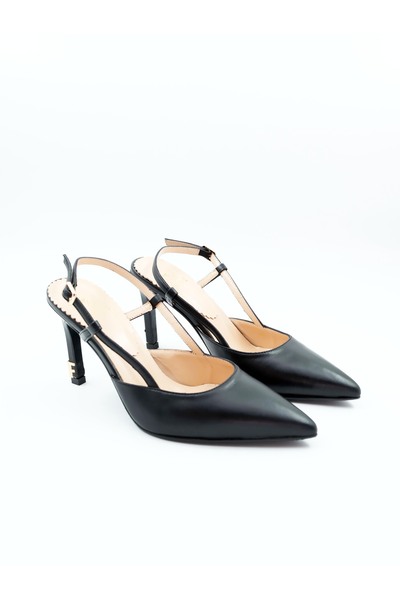 Tenau Γυναικεία παπούτσια με ψηλό τακούνι από γνήσιο δέρμα