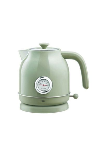 Other Electric kettle with temperature and humidity meter, retro style household kettle