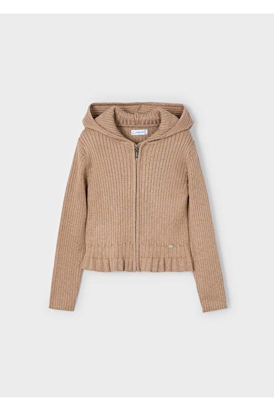 MAYORAL Πλεκτή ασημένια ζακέτα για κορίτσια ΚΑΦΕ