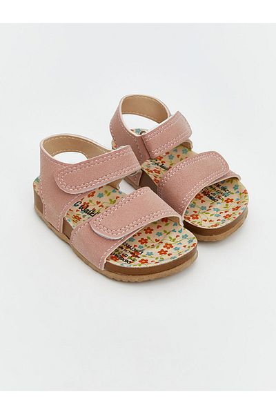 LC Waikiki Lcw Steps Pink Velcro Baby Girl Sandals