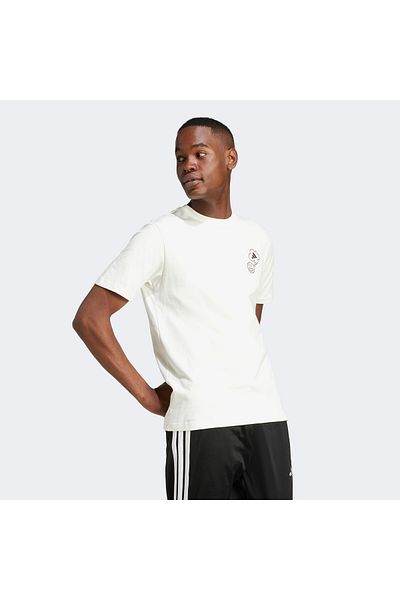 adidas OWHITE M L VERB CIR T - Απλό και κομψό σχέδιο