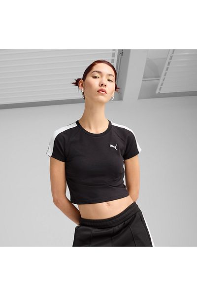 Puma Дамска черна тениска T7 (629802-01)