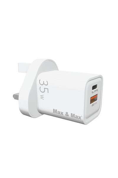 Max&Max Max & Max Gan Dual Port Charger 35 Watts