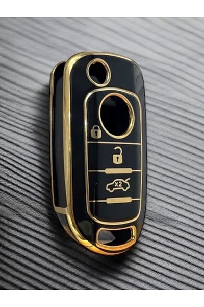 umayebar Fiat Egea 3 Keys Auto Key Remote Case Cover Auto Keychain