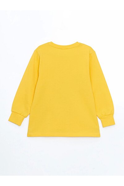 LC Waikiki LCW Kids SARI Bisiklet Yaka Erkek Çocuk Pijama Takımı