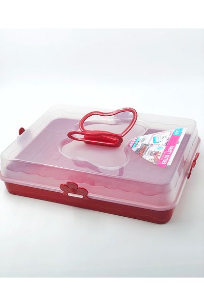 Qlüx Plastic Cake saver with cover