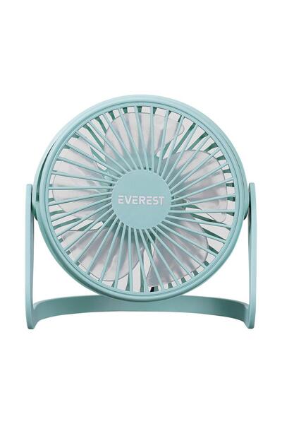Genel Markalar Efn-505 Masaüstü Turkuaz Usb Fan (145MMX141MMX105 MM)