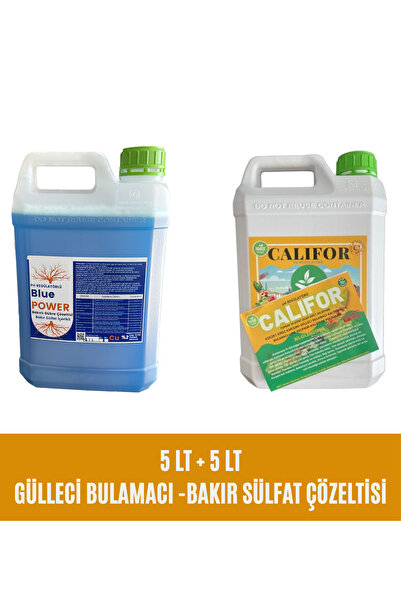 Califor Gülleci Bulamacı 5 lt ve Bakırlı gübre 5lt sıvı bitki besini
