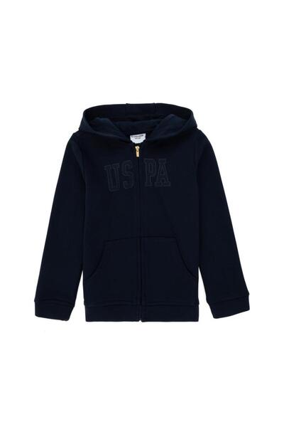 U.S. Polo Assn. U.S. POLO ASSN. KIZ ÇOCUK LACİVERT SWEATSHİRT