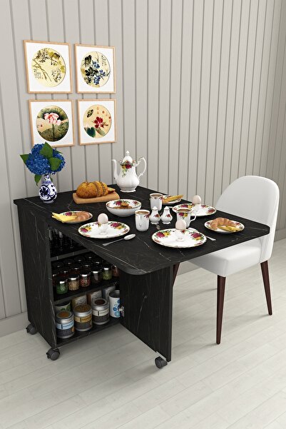 asratrend Asra Trend %100 MDFLAM 105cm Mutfak Adası Yemek Masası Kahve Köşesi MA-01