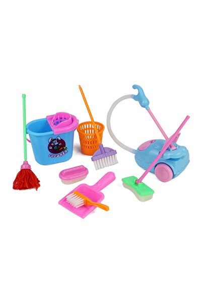 Other مجموعة أدوات تنظيف الأثاث والممسحة والمكنسة المنزلية الصغيرة المكونة من...
