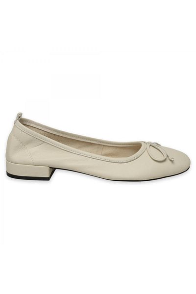 Mammamia D25Ya-810Z Daily Cream Women's Ballerinas