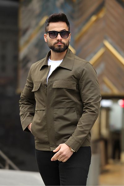 Boymen Ανδρικό μπουφάν Premium εποχιακό μπουφάν χωρίς επένδυση