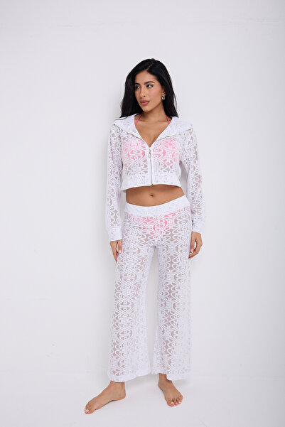 BY PAPI Single Bottom Clothing Pants White