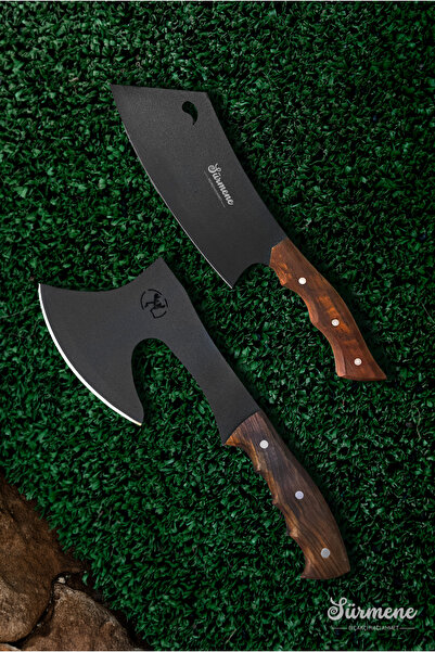 bha – Sürmene Kamp Satırı ve Kamp Baltası İkili Set Karademir Karbon Çelik Ou...