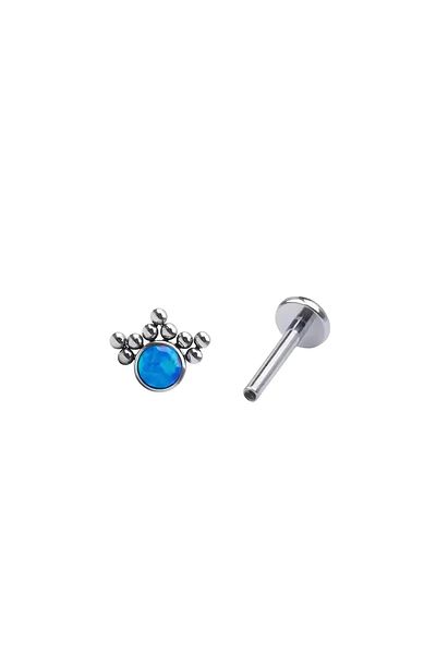 Janset Friday with Orange Salt Model Tragus Piercing - Tragus and Helix
