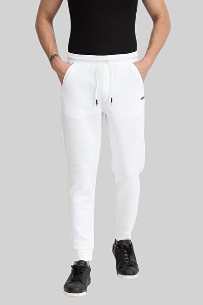 BOSS Erkek Pantolon Beyaz
