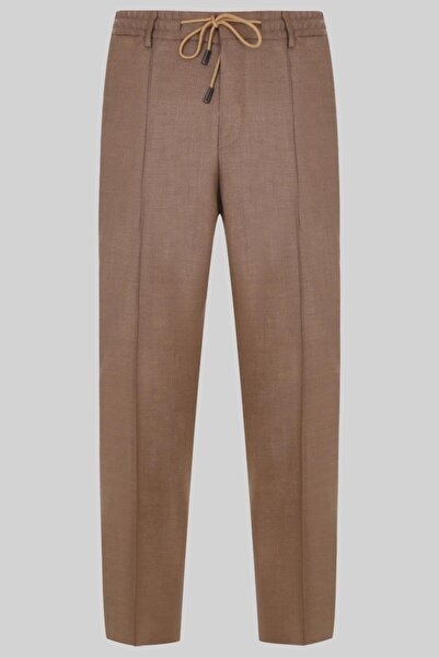 BOSS Slim Fit Erkek Pantolon Bej