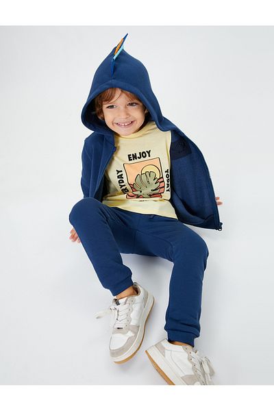 Koton Basic Jogger Sweatpants with Tie Waist Pocket Cotton
