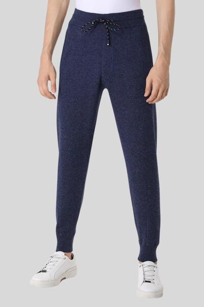 BOSS Jogger Yünlü Erkek Pantolon Lacivert