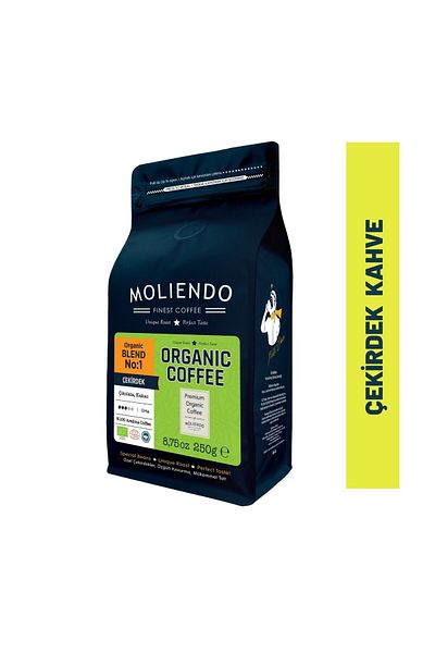 Moliendo Finest Coffee مزيج عضوي رقم: 1 قهوة (حبوب القهوة) 250 جرام