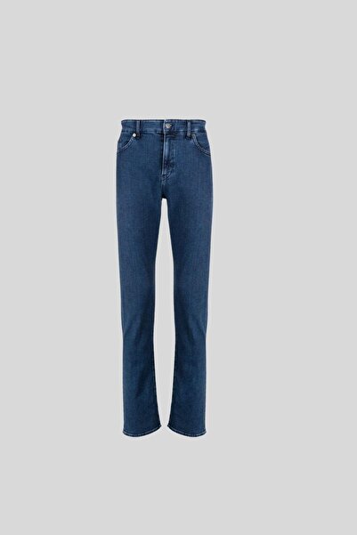 BOSS Slim Fit Jean Erkek Pantolon Mavi