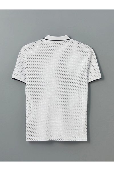 LC Waikiki Ανδρικό μπλουζάκι LCWAIKIKI Classic WHITE Polo με κοντό μανίκι με σχέδιο Pique