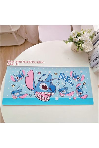 synshop Cute Stitch Mouse Tabletop Mat Keyboard Mouse Pad Large Mousepad Office Gamer Girl Gift
