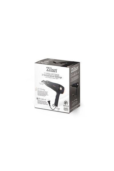 Zilan Uscator de par Zilan ZLN9143, 3 trepte de temperatura, 2 trepte de viteze, functie de ionizare