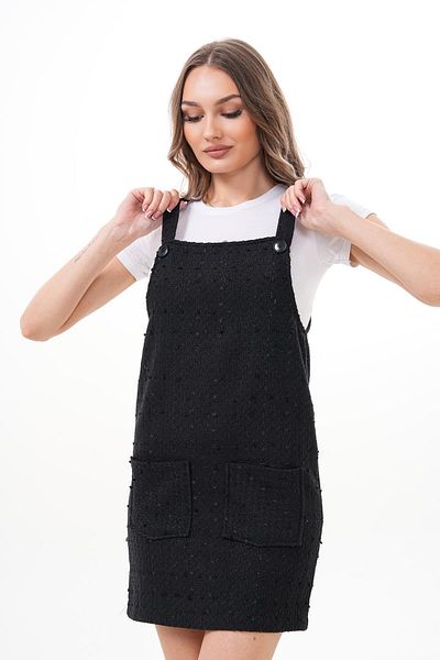 ŞİMAL Women's Mini Tweed Salopet