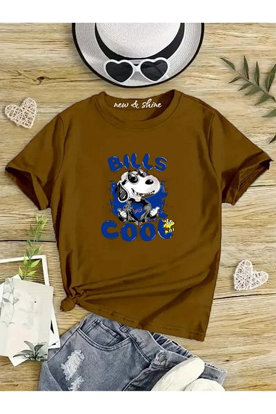 New Shine 1 тениска е подарък при покупка на 6 или повече в количката - Детска тениска Bills Cool Printed Oversize