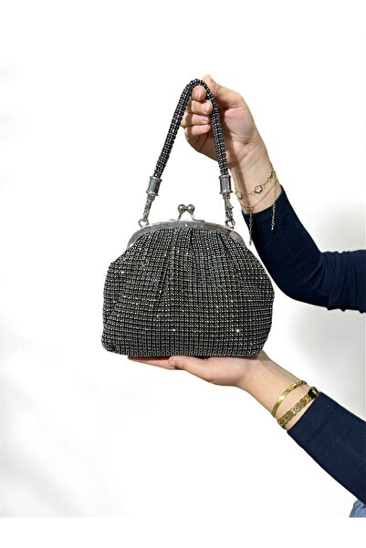 Tuğba TUĞBA SİYAH TAŞLI EL VE OMUZ ÇANTASI