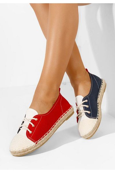 B T Shoes Doria Women's Red Espadrilles