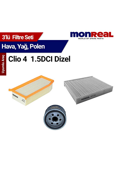 Monreal Clio II Symbol 1.5 DCI (2002-2012) Filtre Seti (Hava-Yağ) - MONREAL